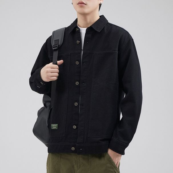 Nordmann Autumn Winter New Japanese Retro Workwear Patchwork Design Shirt Jacket Men's Loose Casual Versatile_viptrois.com