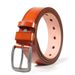 Pin Buckle Belt Men's Flat Plate Belt Simple Business Casual All Match Leather Pin Buckle Alloy Buckle Head_viptrois.com