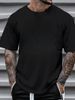 With Brand Logo 100% Cotton Summer Men Loose T-Shirts Casual Breathable Short Sleeves Fashion Outdoor High Street Top_viptrois.com