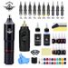 Original design of European and American explosive tattoo set Tattoo brow tattoo machine full set of tools tattoo pen set tattoo motor machine_viptrois.com