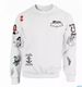 Tattoo Ink Drawing One Direction Printed Sweatshirt Autumn Winter Casual Crewneck Pullover_viptrois.com
