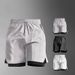 Men's Clothing Swimming Trunks Quick Drying Ice Silk Anti Embarrassment Suit Adult Professional Boxer Beach Pants_viptrois.com
