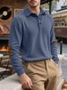 Men's Clothing Hot Selling Spring And Autumn Corduroy Loose Casual Outdoor Long Sleeved Pullover American Retro Men's Placket Sweatshirt_viptrois.com