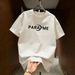 Plus Size Short Sleeve T-Shirt 100% Cotton Men Women Summer Trendy Loose Top American Style_viptrois.com