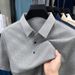 Men's Clothing Short Sleeved T Shirt Middle Aged Fashion Lapel Printed Polo Shirt Thin Men's T Shirt One Piece Delivery_viptrois.com