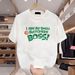 2025 Summer Loose Men And Women Pullover 100% Cotton Short Sleeve T-shirt_viptrois.com