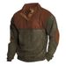 New Men's Outdoor Jacket For Autumn And Winter, Corduroy Casual Stand-up Collar Long-sleeved Sweatshirt_viptrois.com