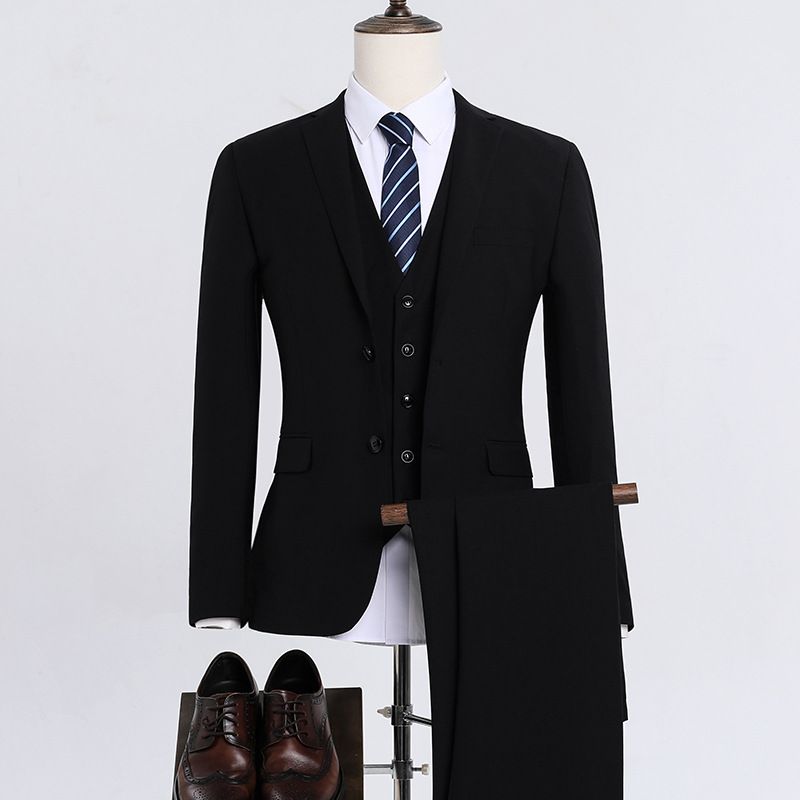 Men's Clothing Suits, Korean Version For Work, Korean Version, Slim Suits, Group Suits, Groomsmen Suits, Business Formal Wear, Autumn And Winter_viptrois.com