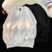 Men's Clothing Three Dimensional Jacquard Long Sleeved Shirt Loose Fitting High Street Autumn Wear Trendy Ins Round Neck Sweatshirt Jacket_viptrois.com