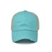 Washed baseball ponytail trendy curved brim net cap, spring/summer women's outdoor sports sun hat_viptrois.com