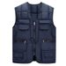 Men's Winter Padded Vest With 10 Pockets - Lightweight Warm Fleece Lined Sleeveless Jacket For Casual & Outdoor Wear (Multiple Colors & Sizes)_viptrois.com