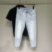 Men's Clothing Light Blue Washed Jeans Men's Style Slim Stretch Skinny Pants 2024 Spring And Autumn Men's Harem Pants_viptrois.com