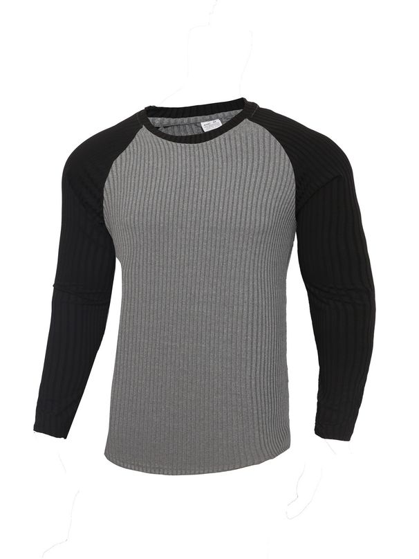 Men's Clothing Slim Fit Long Sleeve T-Shirt For Men Round Neck Arm Zippers Style Casual Bottoming Shirt For Formal & Casual_viptrois.com