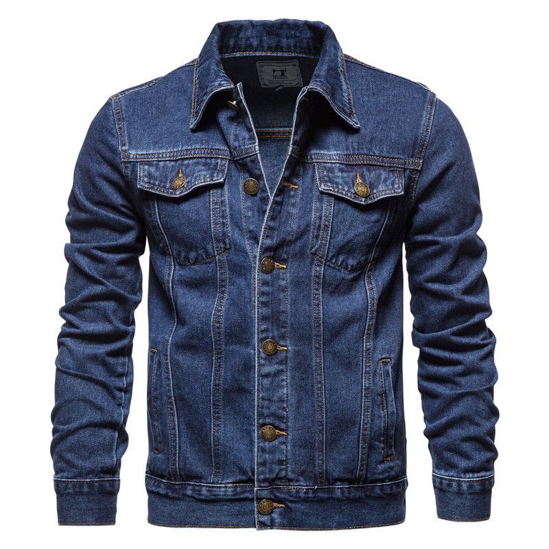 Men's Clothing New Spring And Autumn Winter Men's Denim Jacket Casual Youth Popular Workwear Denim Jacket Men's Clothing_viptrois.com