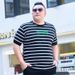 Men's Clothing plus size striped shirt short-sleeved T-shirt extra large youth fat boy half-sleeved T-shirt top 195_viptrois.com