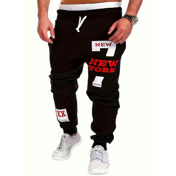 Men's Clothing Men's Casual Cargo Pants - Trendy Loose Fit Streetwear Trousers For Summer, High Waist Straight Leg Joggers (White/Black/Grey, S-XXXL)_viptrois.com