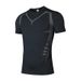 Men's Clothing High Elastic Fitness Clothes Tight Quick Drying Basketball Clothes Moisture Wicking Running Short Sleeved Sports Training Clothes_viptrois.com