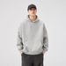 Men's Heavyweight Hooded Sweatshirt – Unisex Oversized Pullover With Side Pockets (Black/Navy/Heather Grey/More)_viptrois.com
