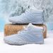 Popular Five Finger Men's Cotton Shoes With Plush Snow Boots, High Top Cotton Boots, Thick Soled Northeast Snow Boots, Five Finger Shoes_viptrois.com