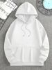 Men's Autumn And Winter Casual And Fashionable Loose Hoodie With Letter Pattern Print, Warm Long Sleeved Pullover Sweater_viptrois.com