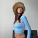 Trapper Hats Hat plush thickened winter ins cashmere y2k subculture bowler hat_viptrois.com