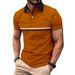 Unbeatable Quality Summer Sale Button Splicing Digital Printed Men's Sports Polo Shirt_viptrois.com