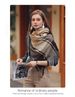 New hot-selling plaid scarf shawl thick warm fringe scarf fashion must-have_viptrois.com
