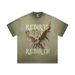 Men's Clothing Redemption Angel Youth Casual Worn Washed Short Sleeved T Shirt_viptrois.com