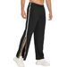 European And American Men's Trendy Brand Sports Zipper Pants, Loose Sweatpants, And Basketball Pants That Can Be Easily Taken Off During Training_viptrois.com