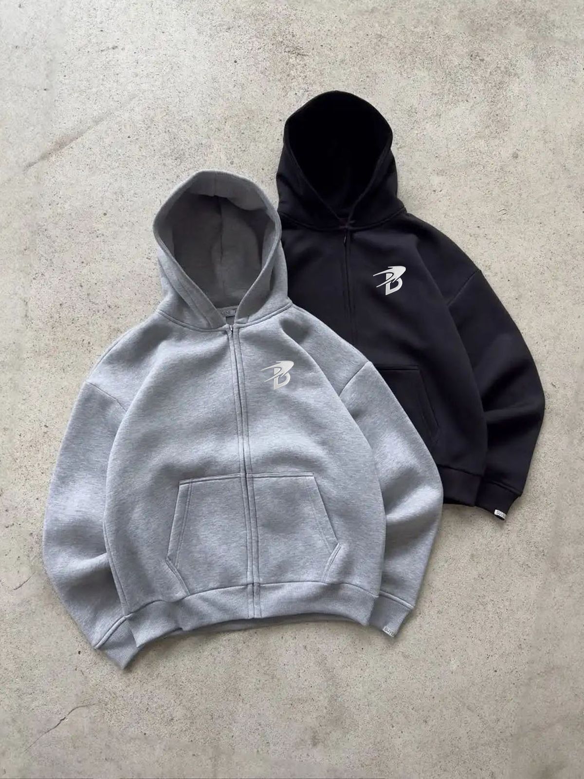 Men's Embroidered Hoodie & Jogger Set - Streetwear Two-Piece With 3D Patch Design, Comfort Winter Outfit_viptrois.com