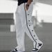 Men's Casual Jogger Pants With Elastic Cuffs - Lightweight, Breathable & Versatile For Gym, Travel & Daily Wear_viptrois.com