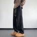 Men's Clothing Hot Selling Summer New Men's Loose Casual Design Niche Straight Wide Leg Denim Trousers_viptrois.com
