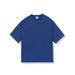 Spring/Summer 2025 New 220G Combed Cotton FOG Color-matched Men's Short-sleeved T-shirt, Solid-color Loose Trendy Top_viptrois.com