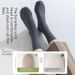 Everyday Socks Cotton Spring And Autumn Pure Cotton Men's Socks Mid Tube Cotton Socks Business Deodorant Sweat Absorbent Antibacterial Solid Color_viptrois.com