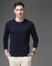 Men's V-Neck Wool Sweater – Autumn-Winter Thermal Knit Pullover (Winter Green/Flower Camel/Night Blue/Black, M-XXXL, Casual Layering Essential)_viptrois.com