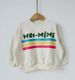 Ready To Stock Spring New Children's Casual Tops For Small And Medium Children Cartoon Letters Wide Printed Loose Loop Pullover Sweatshirt_viptrois.com