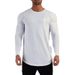 Spring And Autumn New Pullover Sports Long Sleeve T-Shirt Men's Elastic Fitness Outdoor Top Running Sweat-absorbing Breathable Cross-border_viptrois.com