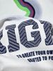 Summer New Printed White Short T-shirt Trendy Brand High-end High Count High-density Combed Cotton Half Sleeved Shirt_viptrois.com