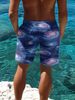 Unbeatable Quality Men's Trendy Fitness Running Sports Basketball With Summer Niche Starry Sky Print Design Shorts_viptrois.com