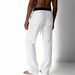 Men's Clothing Men's Linen Casual Trousers Color Blocked Loose Fitting Comfortable Drawstring Beach Vacation Pants_viptrois.com