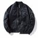 Men's Clothing Men's Aviator Bomber Jacket - Stylish Zip-Up Hooded Coat With Stand Collar, Lightweight & Warm Options In Black, Khaki, Army Green_viptrois.com