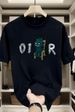 Youth Men Women Pure Cotton Short Sleeve T-Shirt Summer Trendy Street Style Loose Round Neck Top Fashionable Ins Style_viptrois.com