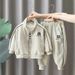 Mother & Kids Boys' Sports Suits Spring And Autumn 2024 New Children's Casual Wear Baby Autumn Boy Sweatshirt Two Piece Suit Trendy_viptrois.com