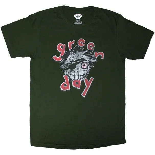 Green Day Eye Patch Authorized Mens T-Shirt Mens Womens Tees Top-_viptrois.com