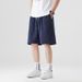 2026 Tencel Shorts Men's Summer New Cool Feeling Quick Drying Loose Straight Leg Sports And Leisure Five Quarter Pants_viptrois.com