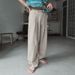 Men's Clothing Casual Pants Men's Summer Loose Wide Leg Pants Korean Commuting Drape Mopping Trousers_viptrois.com