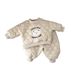 Baby clothing for boys and girls cute plus fleece thickened cotton-padded boy suit winter_viptrois.com