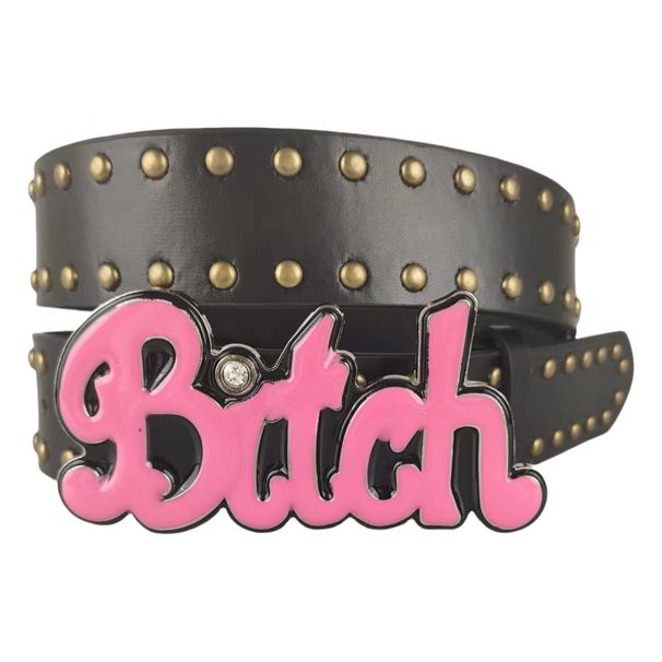 Hot Girl Letter Soft Belt Subculture Street Niche Belt Trouser Belt Belt Female All Match High End_viptrois.com