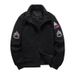 Men's Clothing Wholesale Winter Jacket Men's Cotton Plus Velvet Thick Casual Coat Men's MA1 Workwear Flight Air Force Uniform_viptrois.com