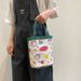 Women’s Bags Canvas Bag Tote Bag Office Worker Lunch Box Bag Cartoon Cute Bucket Small Bag Original Lunch Bag_viptrois.com